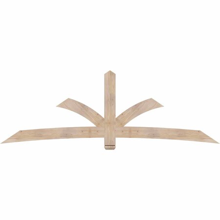 Ekena Millwork Davenport Smooth Timber Gable Bracket, Douglas Fir, 108"W x 36"H x 1 1/2"D x 5 1/2"F, 8/12 Pitch GBW108X36X0206DAV00SDF